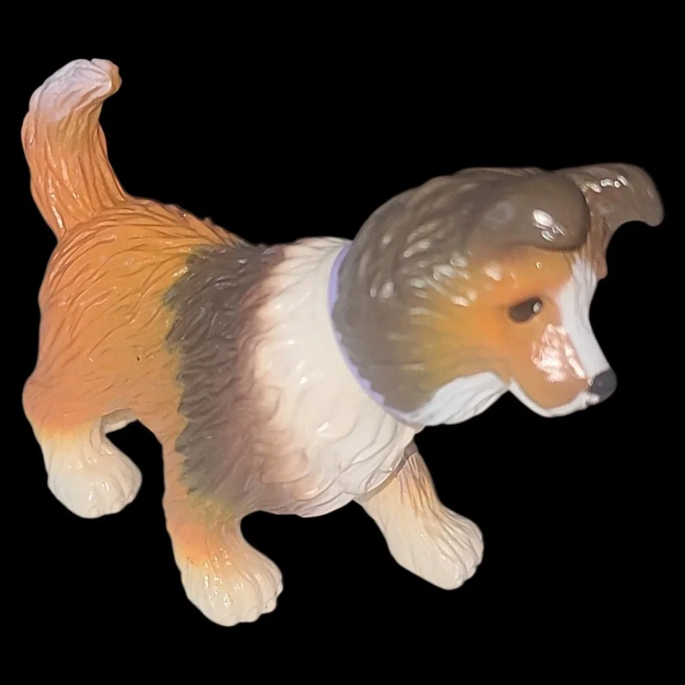 2002 Barbie Bobbin Bow Wow Collie Dog Figure Mattel Pet Accessory‎ Toy